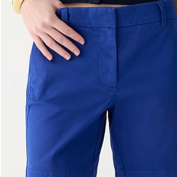 J. Crew 7 inch Chino Shorts in blue - Picture 2 of 9
